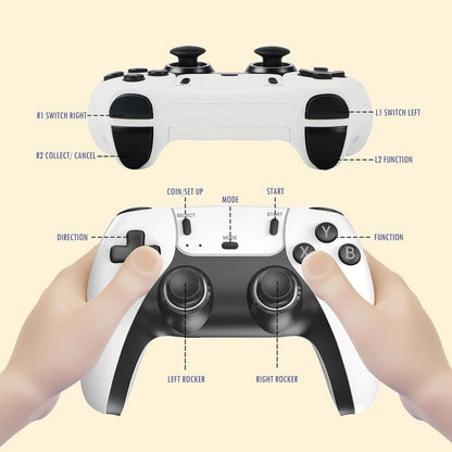 Elevate Your Gaming: 4K Retro Stick with 15 Emulators, 20,000+ Games & 2.4G Wireless Controllers - Plug & Play!