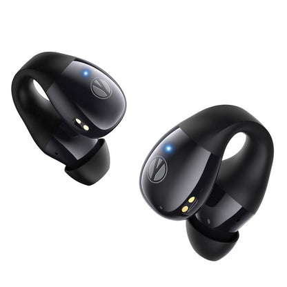 Open Ear Wireless Earbuds, Bluetooth 5.4 Clip on Earbuds with Mic, Open Ear Headphones with Charging Case LED Display, 44H Play, IP54 Waterproof, Lightweight Comfort for Running Sport Workout