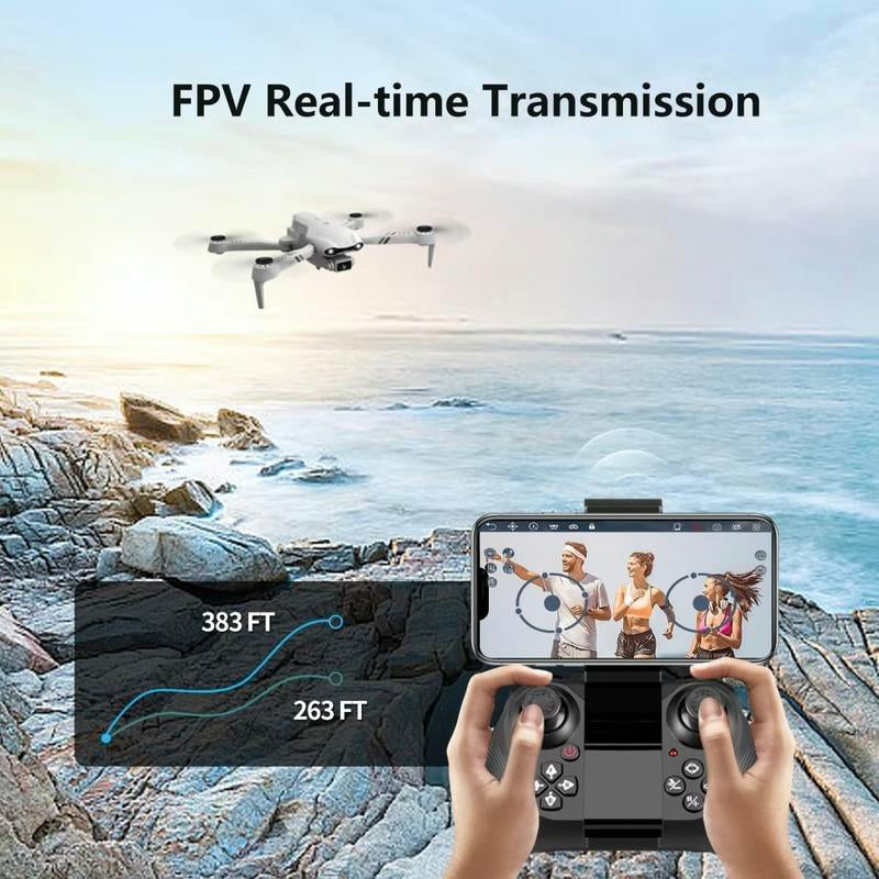 -F10 Foldable Drone with Camera for Adults/Kids Foldable RC Quadcopter Drone with 1080P HD Camera Wifi FPV Live Video, Altitude Hold, One Key Take Off/Landing, 3D Flip, APP Control, Beginner