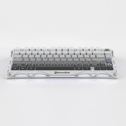 Gravastar Mercury K1 75% Wireless Mechanical Gaming Keyboard - Aluminum Alloy Exoskeleton, Gasket - Mounted, Hot - Swap Sockets, Linear Switches