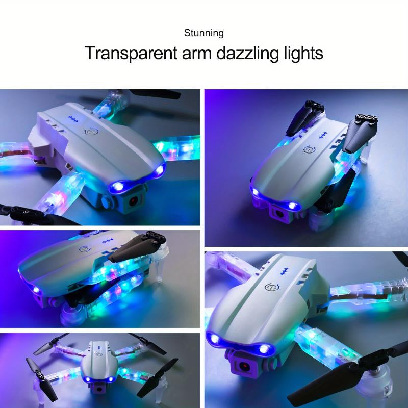 Professional Foldable Drone with App Control, FPV Real-Time Video, RC Quad-Axis Toy Aircraft - Automatic Hovering, 360-Degree Rotation - Suitable for Adult Beginners Toy Gift + 2 Batteries in 2025