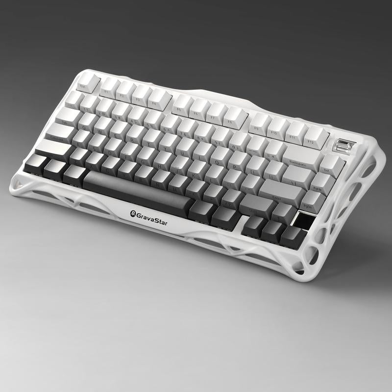 Gravastar Mercury K1 75% Wireless Mechanical Gaming Keyboard - Aluminum Alloy Exoskeleton, Gasket - Mounted, Hot - Swap Sockets, Linear Switches