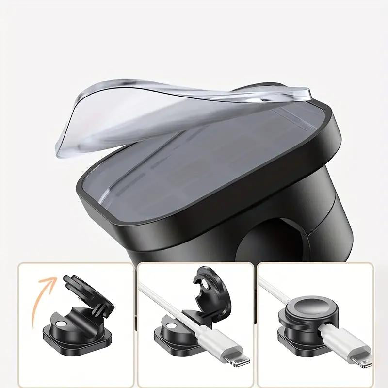 Self-Adhesive Cable Management Clips, Wire Organizer for Desk & Wall, Cord Holder for Charging Cables, Power Cords, Home & Office Use Gift