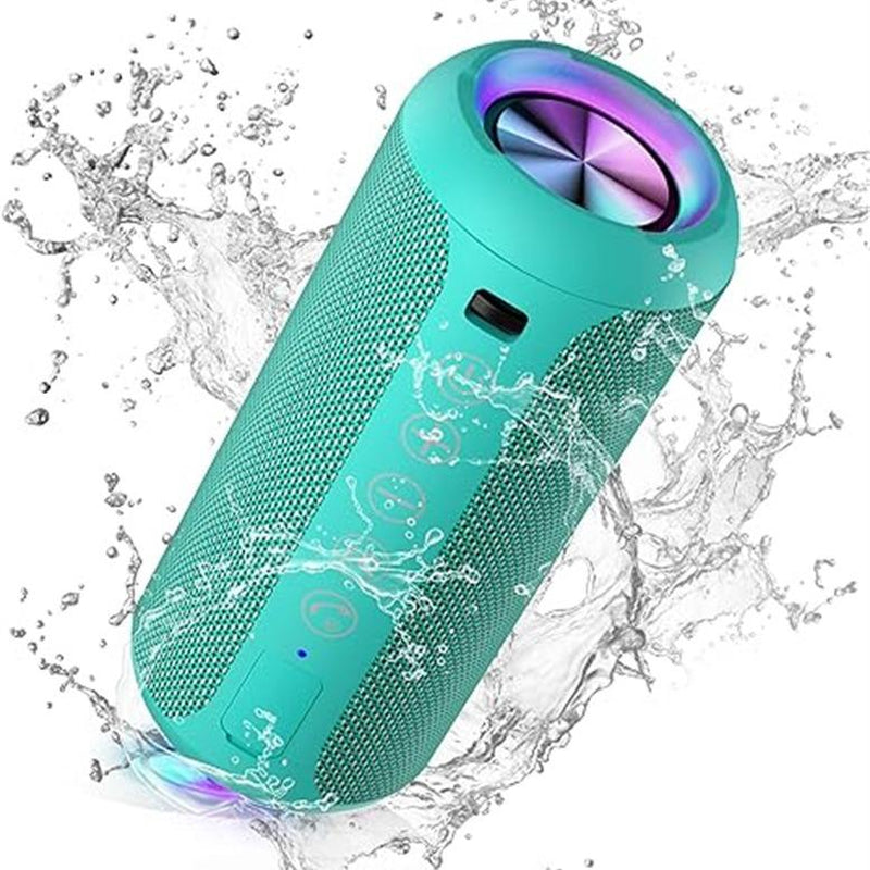 【Ortizan】Ipx7 Waterproof, 24W Stereo, HD Noise Reduction Wireless Stereo Pairing, 30H Play Time (Black)X10
