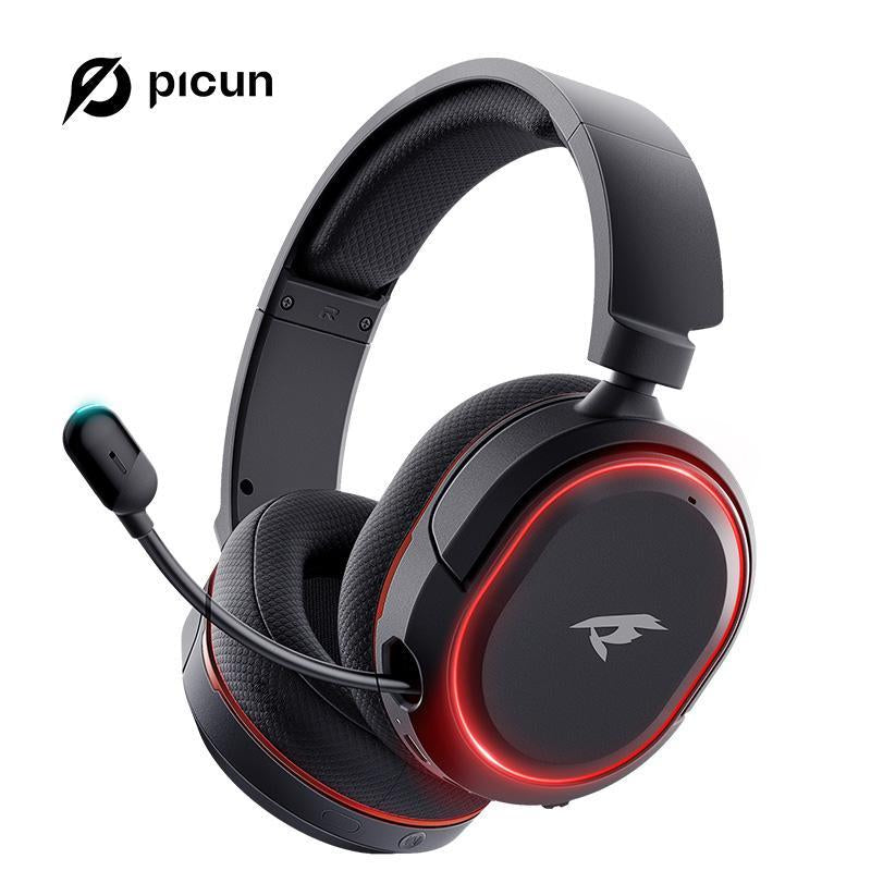 Picun G2 Gaming Headset Version 5.3, 7.1 Surround Sound, 5Ms Low Latency ENC Microphone for PC PS4 PS5 for PC Laptop
