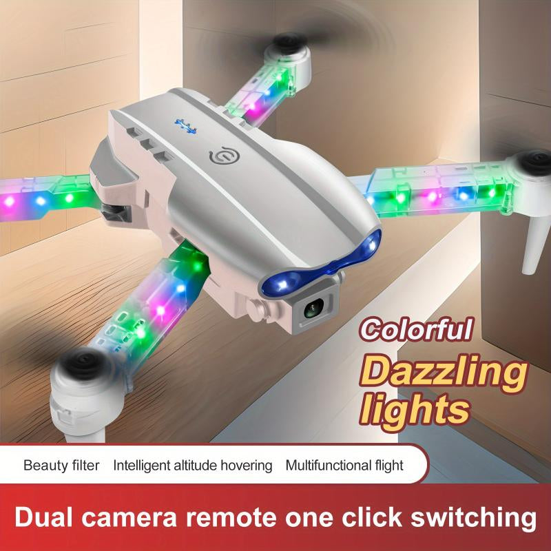 Professional Foldable Drone with App Control, FPV Real-Time Video, RC Quad-Axis Toy Aircraft - Automatic Hovering, 360-Degree Rotation - Suitable for Adult Beginners Toy Gift + 2 Batteries in 2025