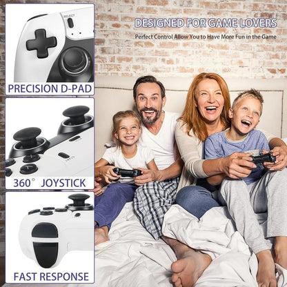 Elevate Your Gaming: 4K Retro Stick with 15 Emulators, 20,000+ Games & 2.4G Wireless Controllers - Plug & Play!