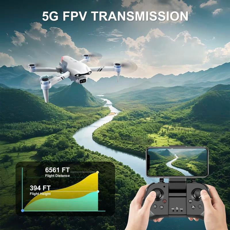 -F10 Foldable Drone with Camera for Adults/Kids Foldable RC Quadcopter Drone with 1080P HD Camera Wifi FPV Live Video, Altitude Hold, One Key Take Off/Landing, 3D Flip, APP Control, Beginner