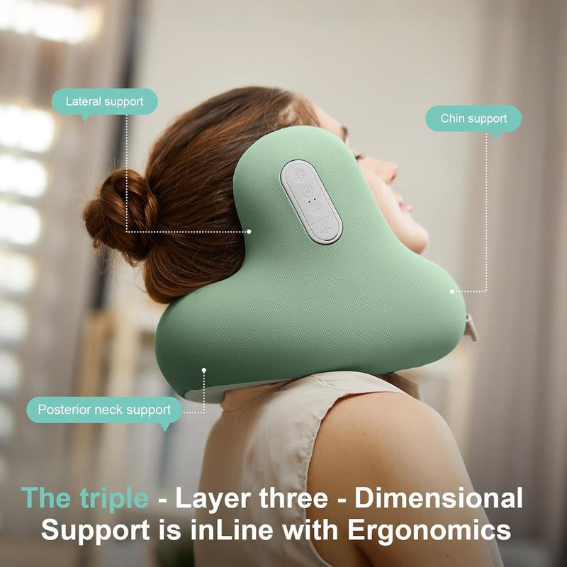 Wireless Headphone Neck Pillow, USB Rechargeable Noise Cancelling Headphone with Memory Foam Design, Headphone for Home, Office, Travel, Audio