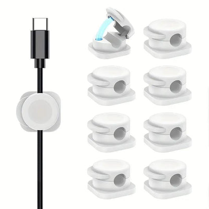 Self-Adhesive Cable Management Clips, Wire Organizer for Desk & Wall, Cord Holder for Charging Cables, Power Cords, Home & Office Use Gift