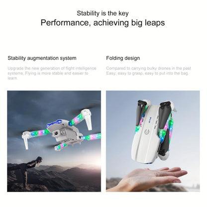 Professional Foldable Drone with App Control, FPV Real-Time Video, RC Quad-Axis Toy Aircraft - Automatic Hovering, 360-Degree Rotation - Suitable for Adult Beginners Toy Gift + 2 Batteries in 2025