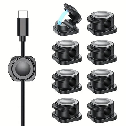 Self-Adhesive Cable Management Clips, Wire Organizer for Desk & Wall, Cord Holder for Charging Cables, Power Cords, Home & Office Use Gift